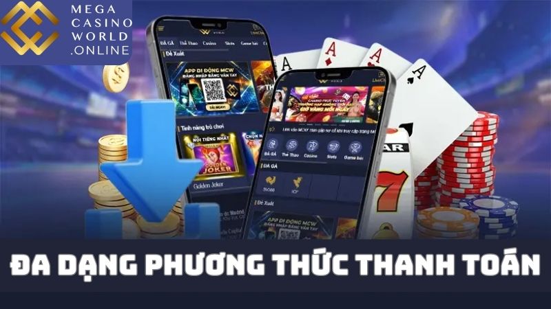 Đa dạng phương thức thanh toán 