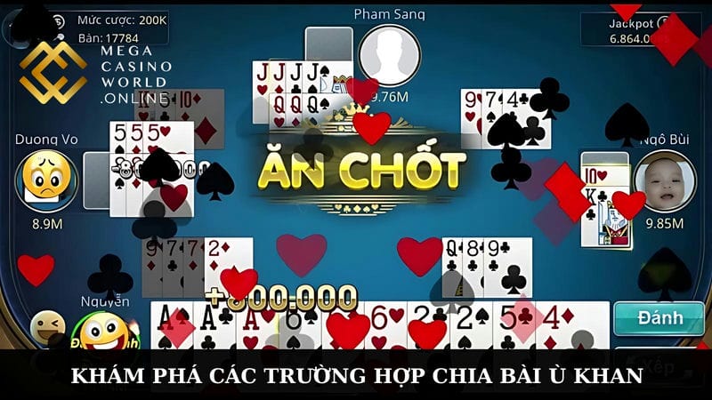 Các trường hợp đặc biệt và ngoại lệ của Ù khan trong bài Phỏm