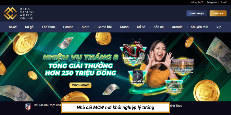 Nhà cái MCW nơi khởi nghiệp lý tưởng